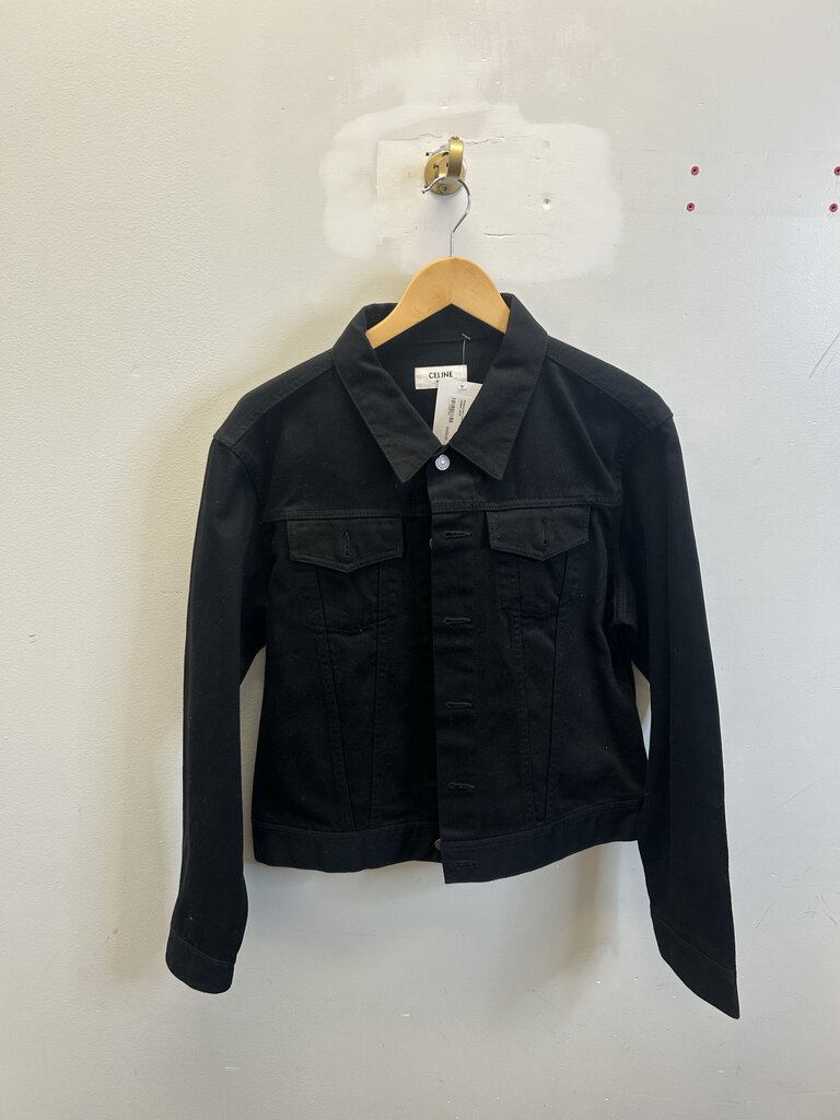 Preowned Celine Black Denim Jacket sz.M