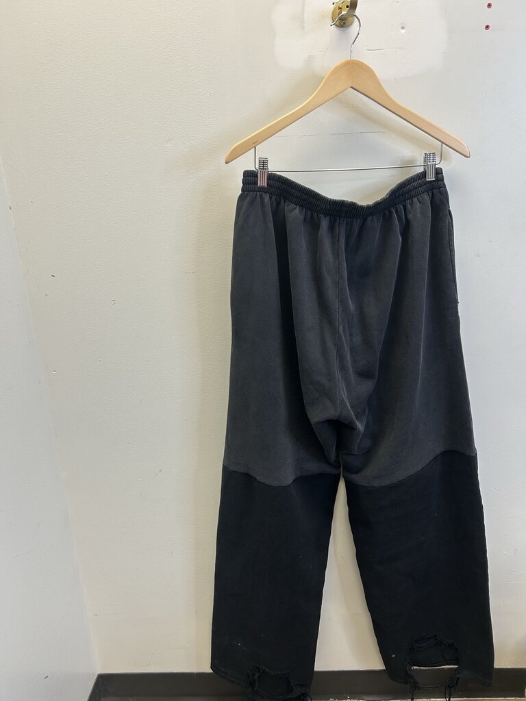Preowned Balenciaga Black Denim Sweats sz.XS(L-XL)