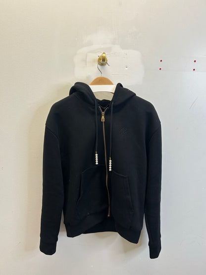 New Louis Vuitton Black Pearl Zip Up size S