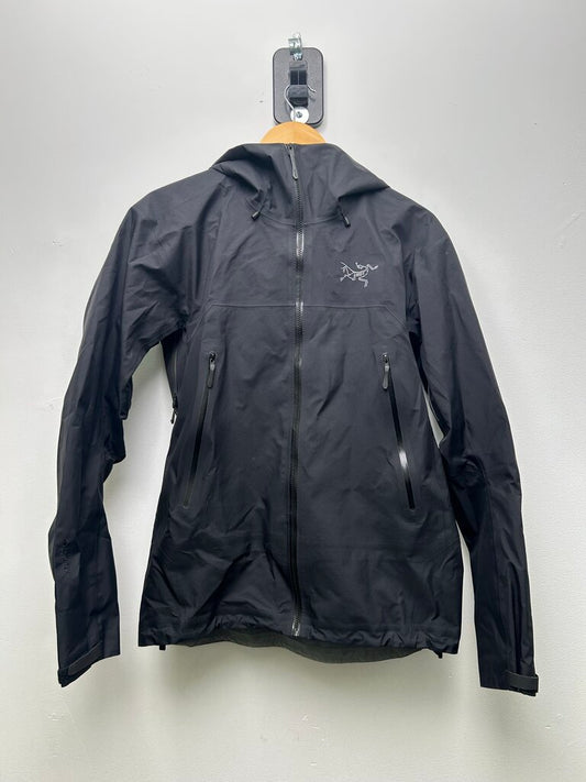Preowned Arctyrex Black Zip Jacket Size Small
