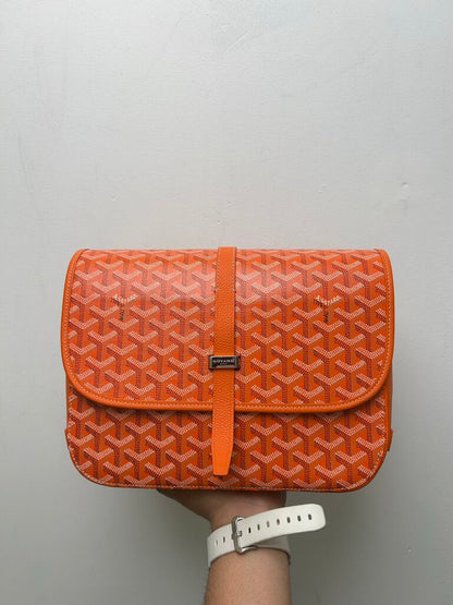 Preowned Orange Goyard Side Bag