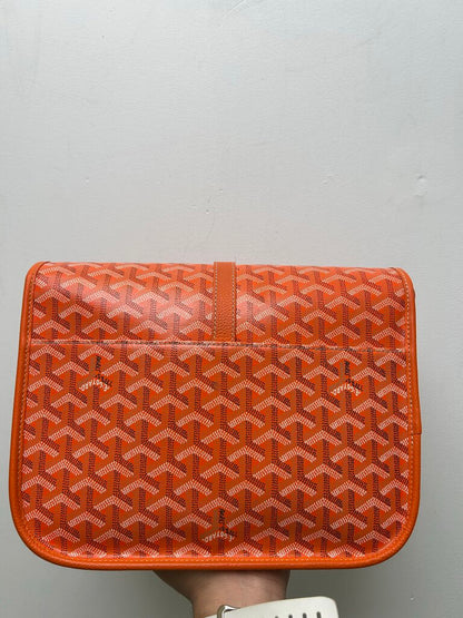 Preowned Orange Goyard Side Bag