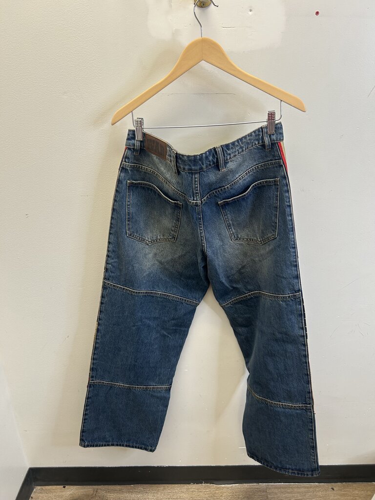 New 74IsWar Side Logo Denim Size 32