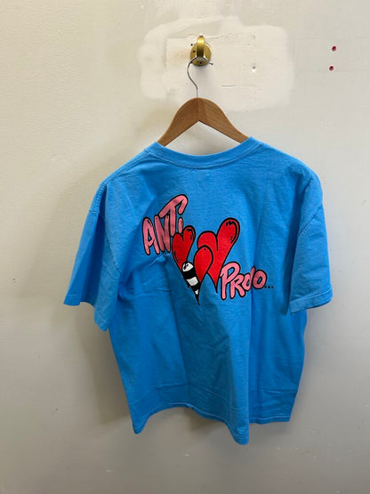 New Matty Boy Blue Anti Promo Tee Sz.Large