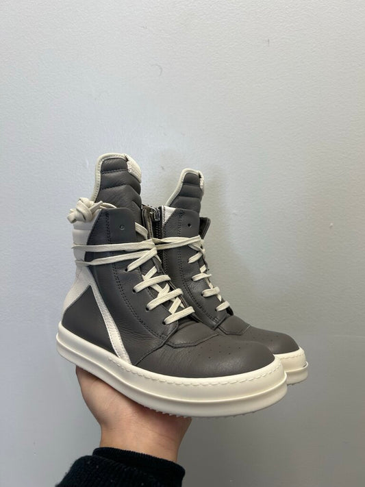 New Rick Owens Grey Kids Geobasket sz.32(1Y)
