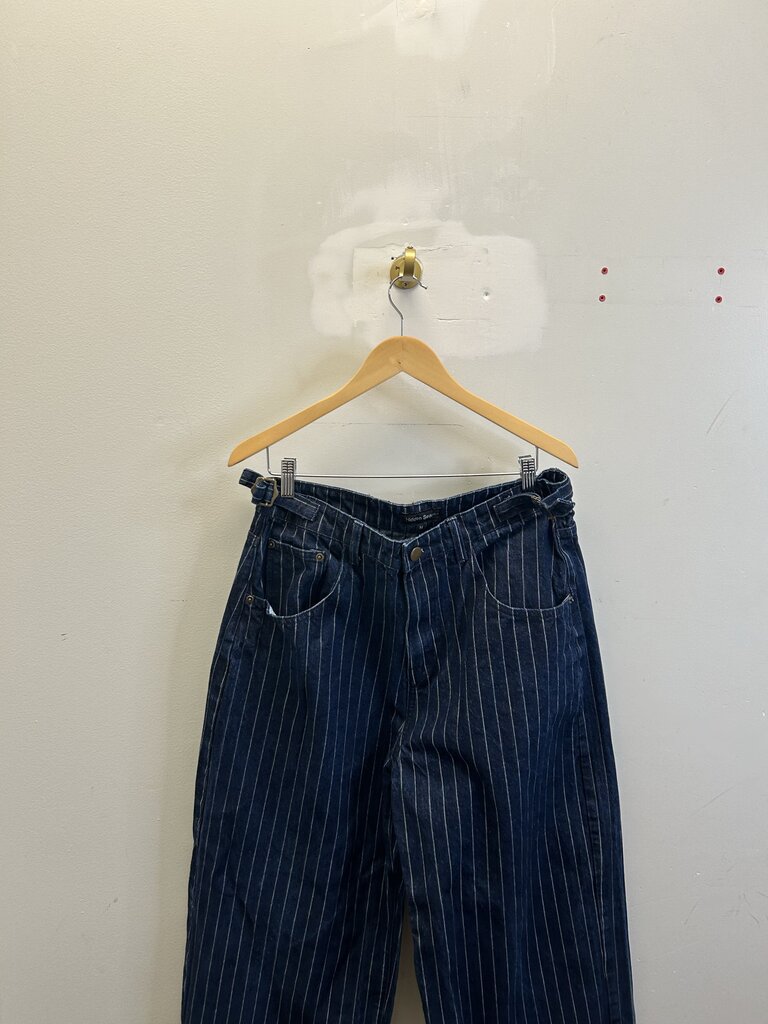Preowned Hidden Season Striped Raw Denim Size Medium