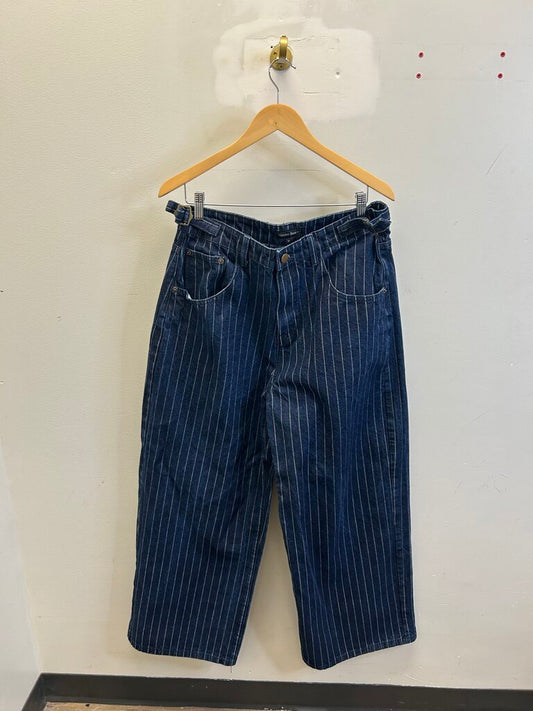 Preowned Hidden Season Striped Raw Denim Size Medium