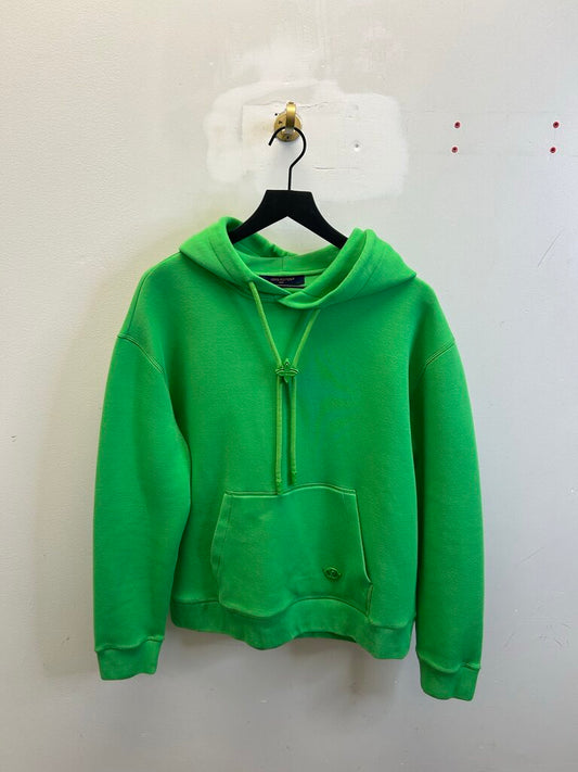 Preowned Louis Vuitton Neon Green Hoodie sz.L