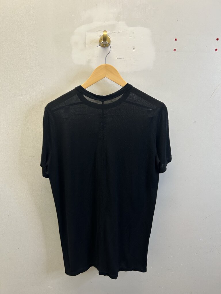 Preowned Rick Owens Transparent Black Tee sz.XS
