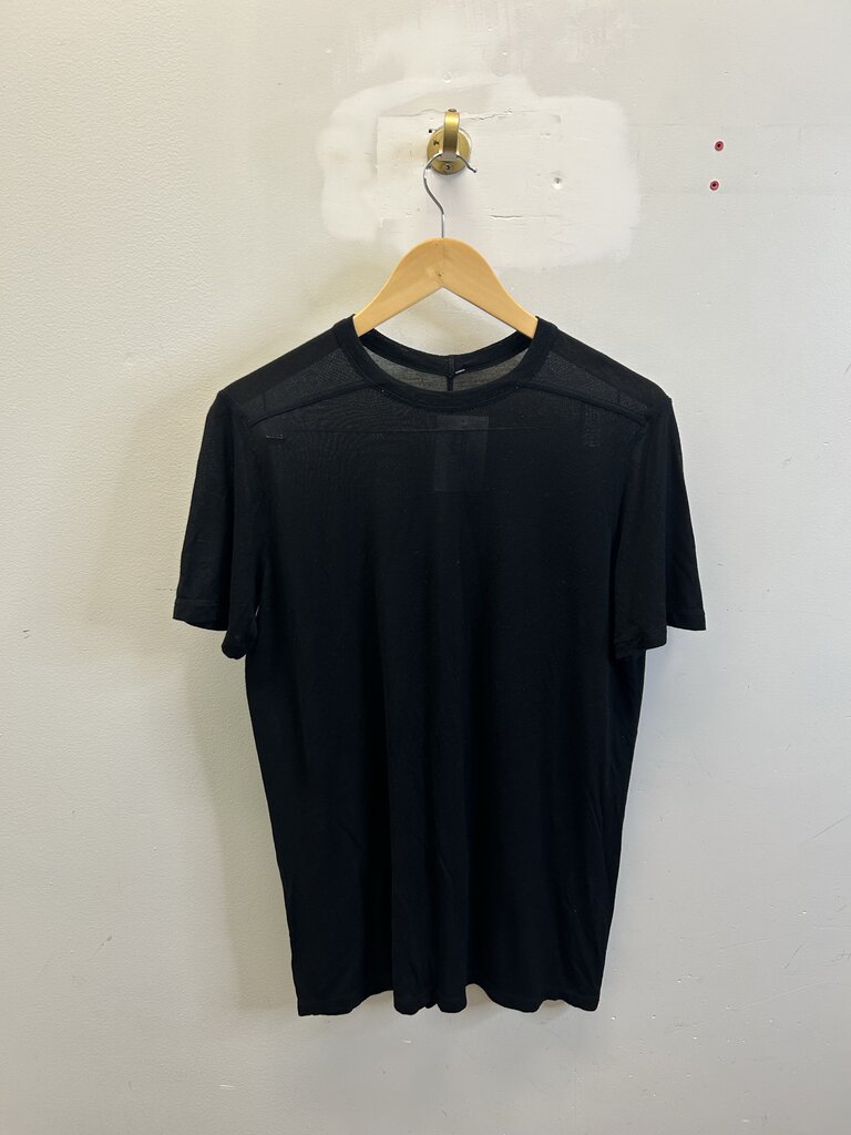 Preowned Rick Owens Transparent Black Tee sz.XS
