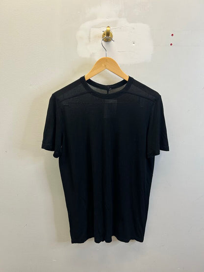 Preowned Rick Owens Transparent Black Tee sz.XS