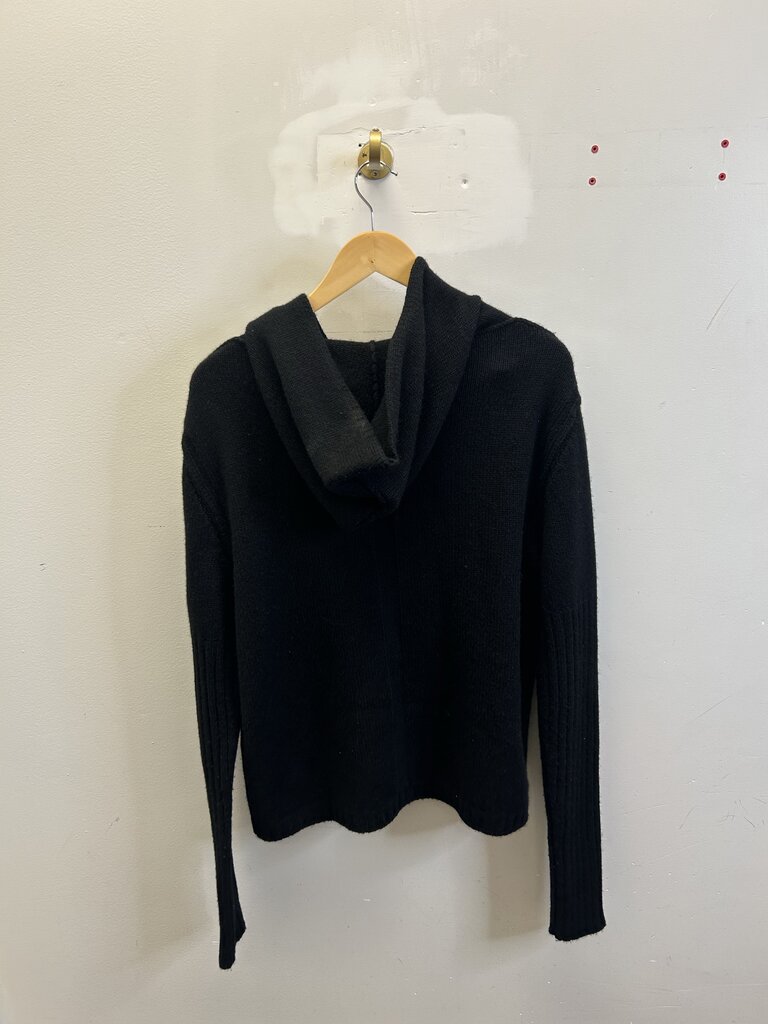 New Rick Owens Hollywood 25 Cashmere Black Zip