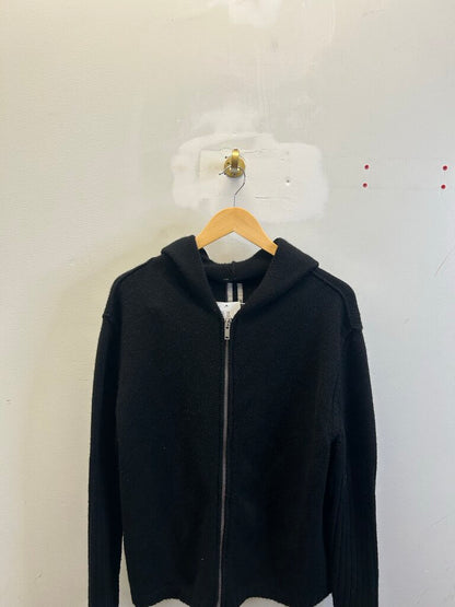 New Rick Owens Hollywood 25 Cashmere Black Zip