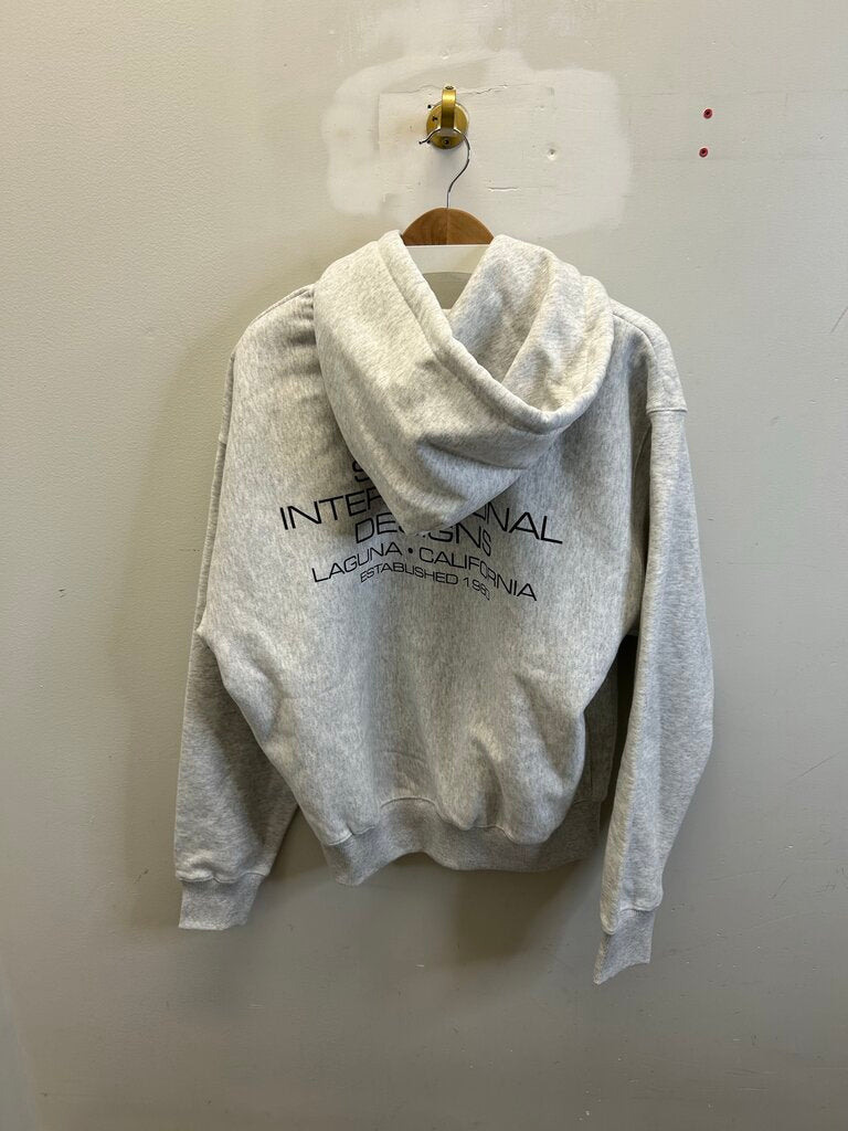New Stussy Internnation Designs Grey Zip Up Sz.Medium