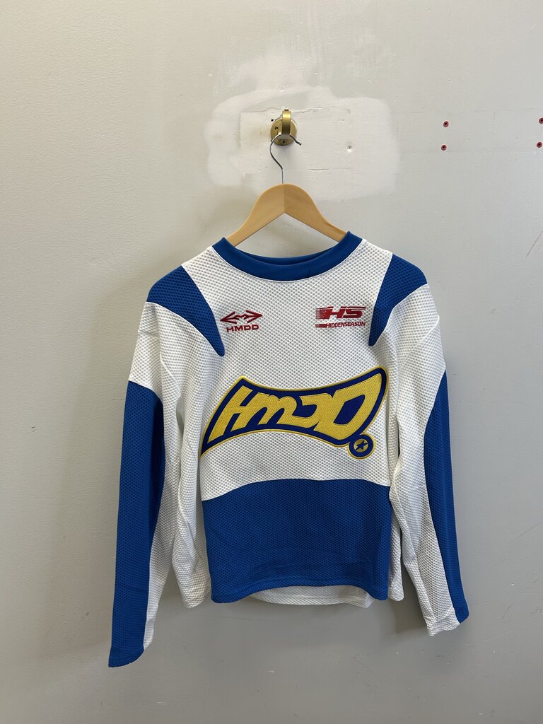 New HMDD Moto Blue Yellow Jersey Size Small