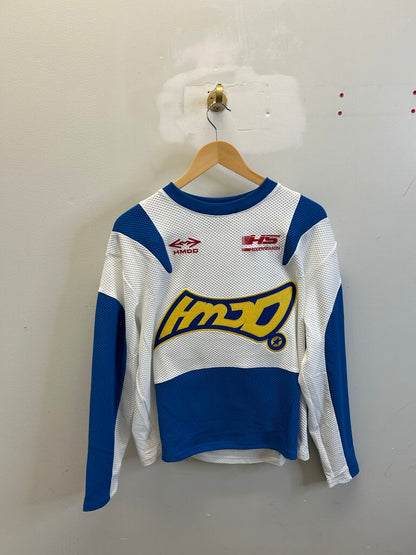 New HMDD Moto Blue Yellow Jersey Size Small