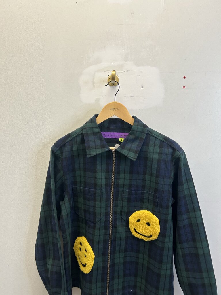 Preowned CPFM Zip Navy Green Flannel size 1