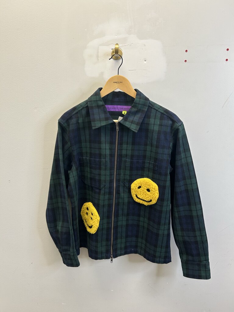 Preowned CPFM Zip Navy Green Flannel size 1