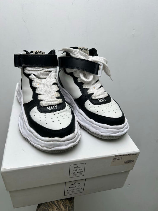 Preowed MMY Af1 Mid White Black Sz.41