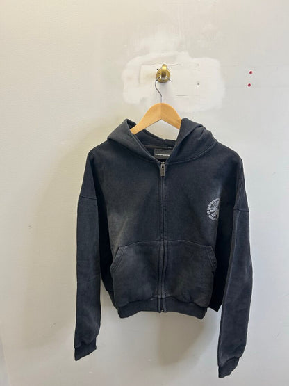 New GV Gallery Eclair French Black Zip Up Hoodie sz.XS