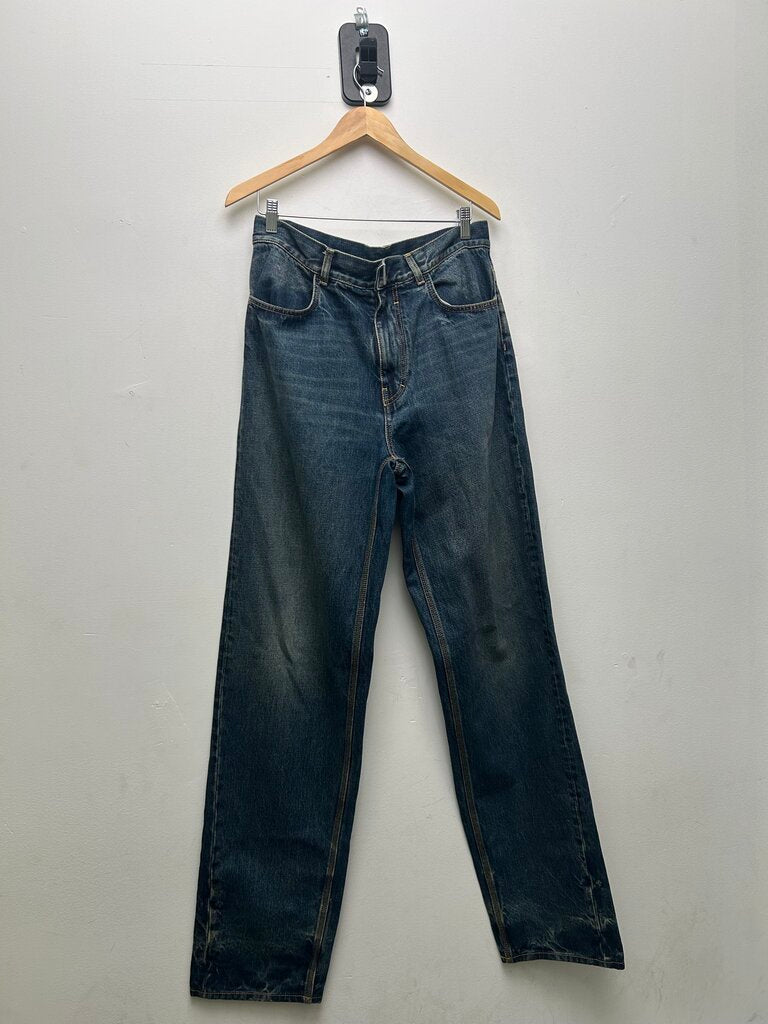 Preowned Givenchy Midwash Blue Denim size 32