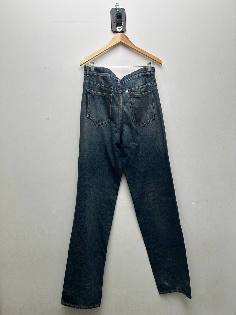 Preowned Givenchy Midwash Blue Denim size 32
