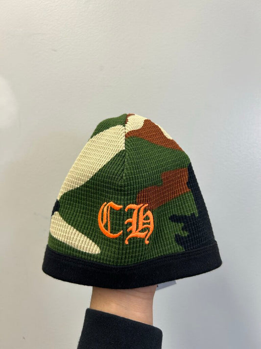 Preowned Chrome Heart Matty Camo Skully