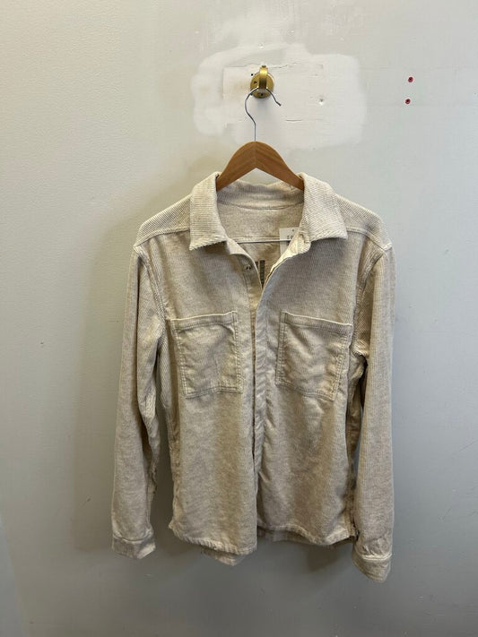 Preowned Rick Owens Corduroy Natural Brown Cream Flannel sz.40