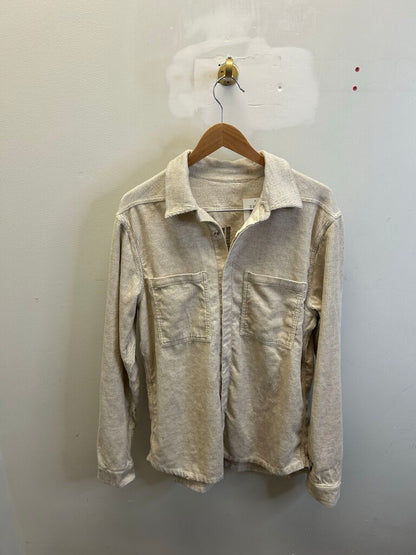 Preowned Rick Owens Corduroy Natural Brown Cream Flannel sz.40