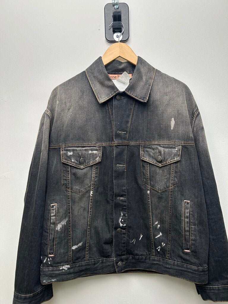 Preowned Acne Studios Black Denim jacket Size XS