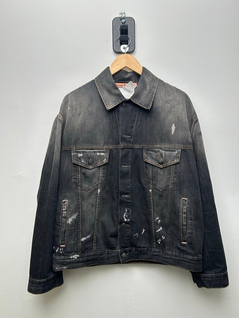 Preowned Acne Studios Black Denim jacket Size XS