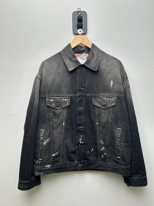 Preowned Acne Studios Black Denim jacket Size XS
