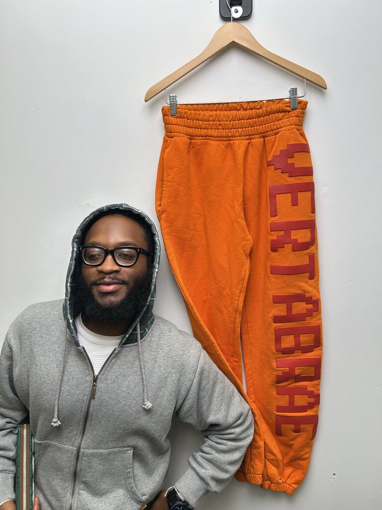 New Vertabrae Orange Red Sweatpants size 2XL
