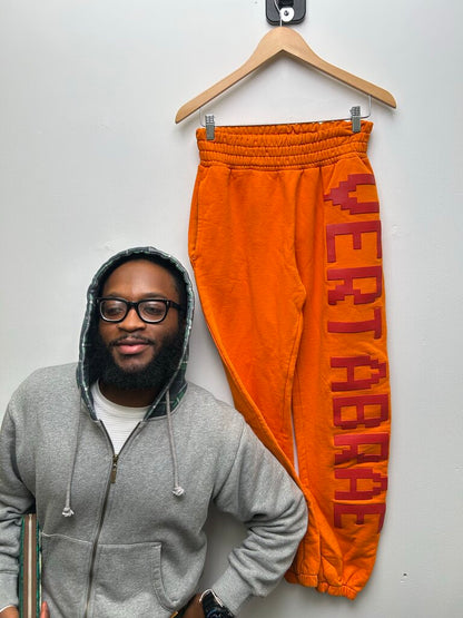 New Vertabrae Orange Red Sweatpants size 2XL