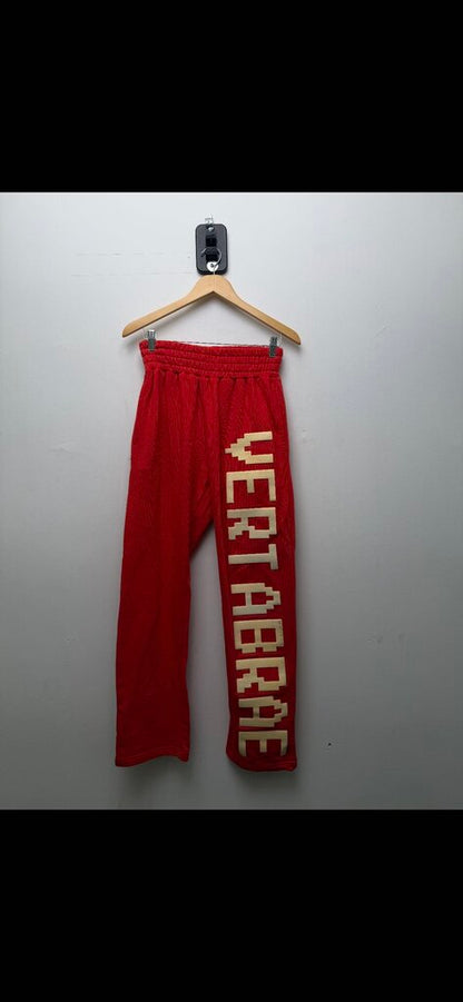New Vertabrae Red White Sweatpants size XL