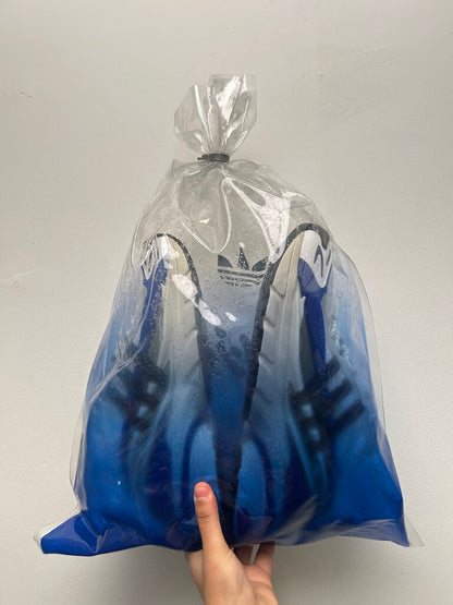 New Adidas Jellyfish Blue White Sz.12 (FNF BOX ECT)