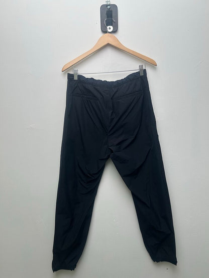 Preowned Prada Dark Navy Blue Nylon Track Pants Size Medium