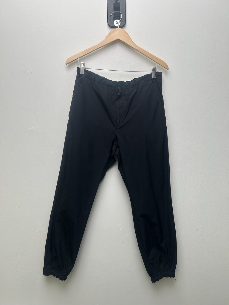 Preowned Prada Dark Navy Blue Nylon Track Pants Size Medium