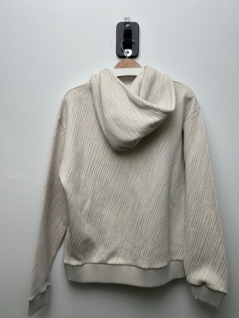 New Louis Vuitton Jersey White Blue Jacquard Hoodie sz.L