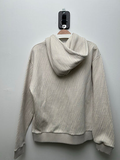 New Louis Vuitton Jersey White Blue Jacquard Hoodie sz.L