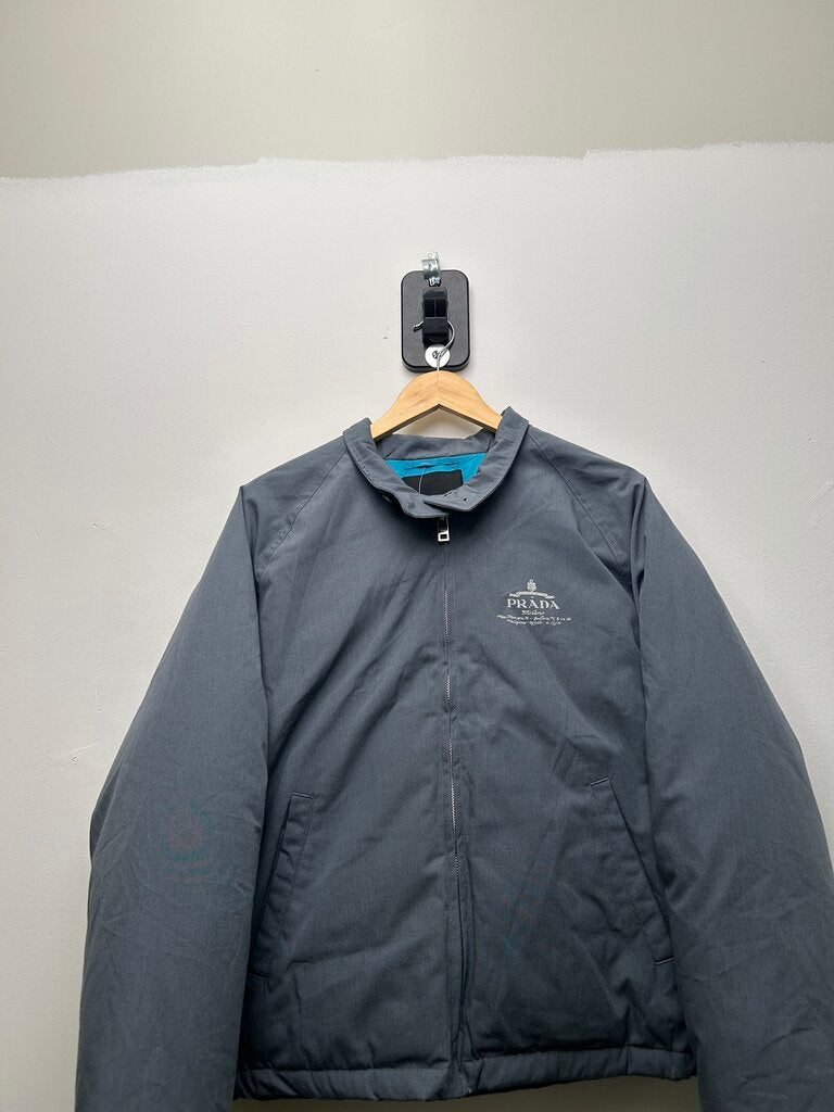 Preowned Prada Blue Down Puffer Sz. 50