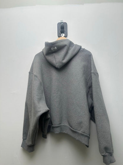 Preowned Heavyweight Balenciaga Grey Zip Up Sz. M