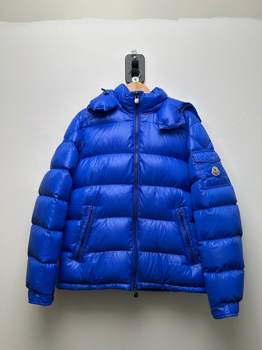 Preowned Moncler Maya Royal Blue size 4