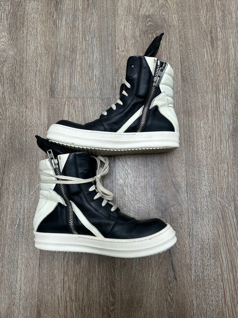 Preowned Rick Owens Black Milk Geobasket sz.38