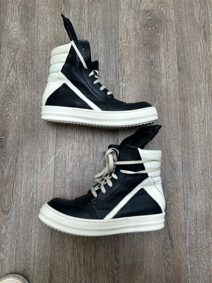Preowned Rick Owens Black Milk Geobasket sz.38