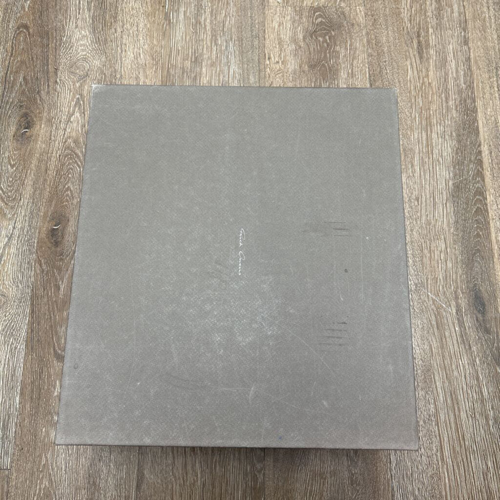 Preowned Rick Owens Black Milk Geobasket sz.38