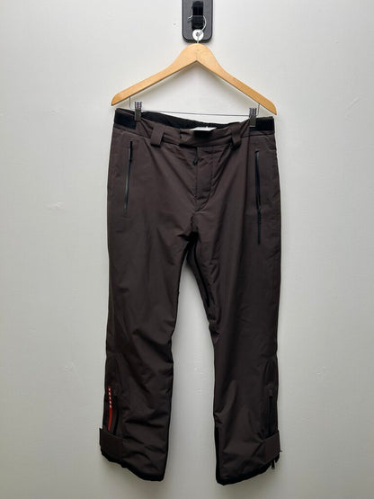 Preowned Prada Brown Ski Pants size L