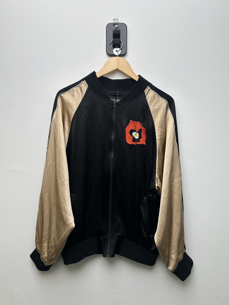 Preowned ERD Chinese Rocks Silk Jacket size XL