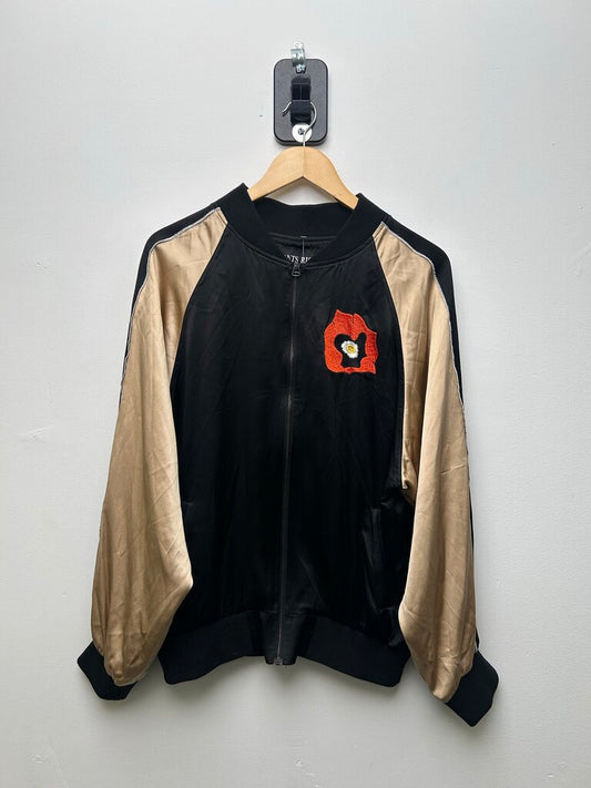 Preowned ERD Chinese Rocks Silk Jacket size XL