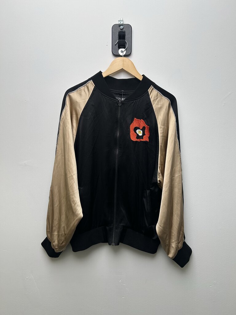 Preowned ERD Chinese Rocks Silk Jacket size XL